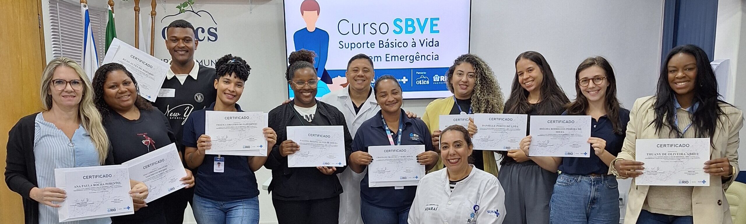85ª Turma do Curso de Suporte Básico à Vida em Emergências no Souza Aguiar