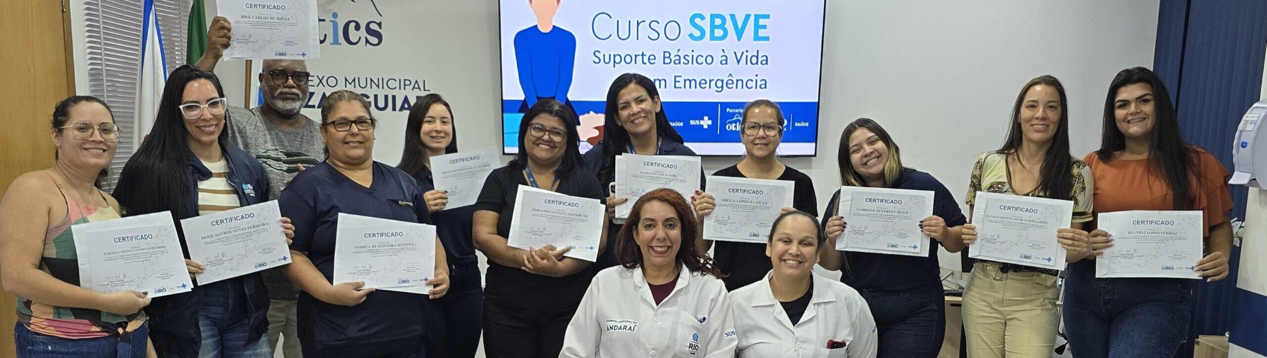 80ª Turma do Curso de Suporte Básico à Vida em Emergências no Souza Aguiar