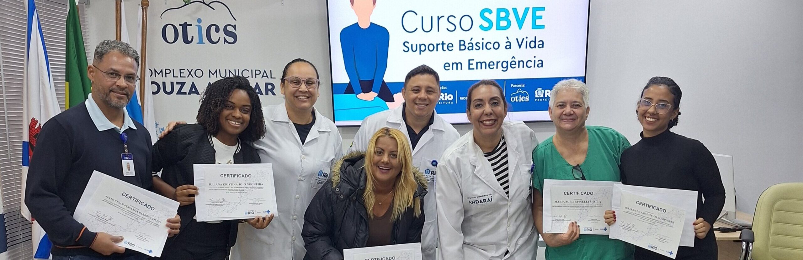 86ª Turma do Curso de Suporte Básico à Vida em Emergências no Souza Aguiar