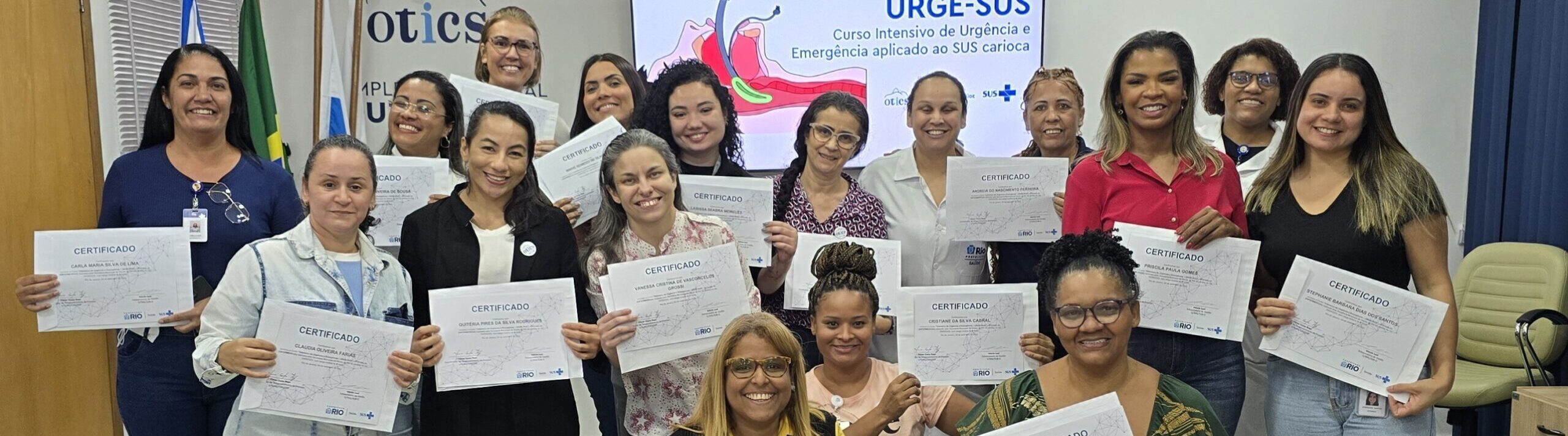 16ª Turma do Curso Intensivo de Urgência e Emergência Aplicado ao SUS Carioca – URGE-SUS no Hospital Souza Aguiar