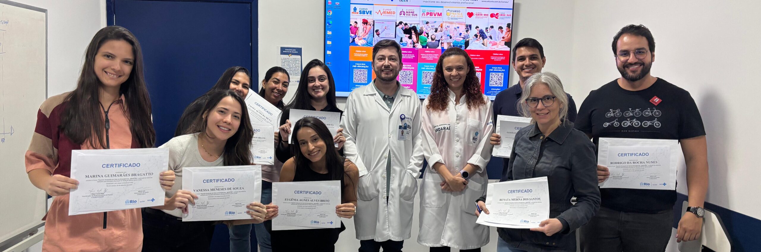 34ª turma do SAVE-RIO aconteceu no INSTITUTO MUNICIPAL PHILIPPE PINEL