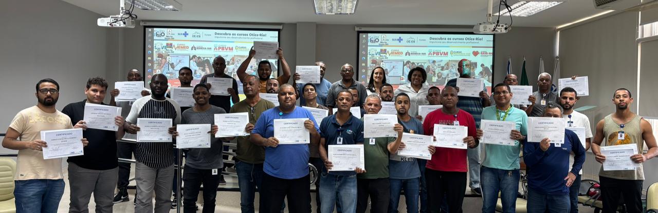 9ª turma do Curso de “Orientações Básicas para Maqueiros” (OBAMA) no IMPP