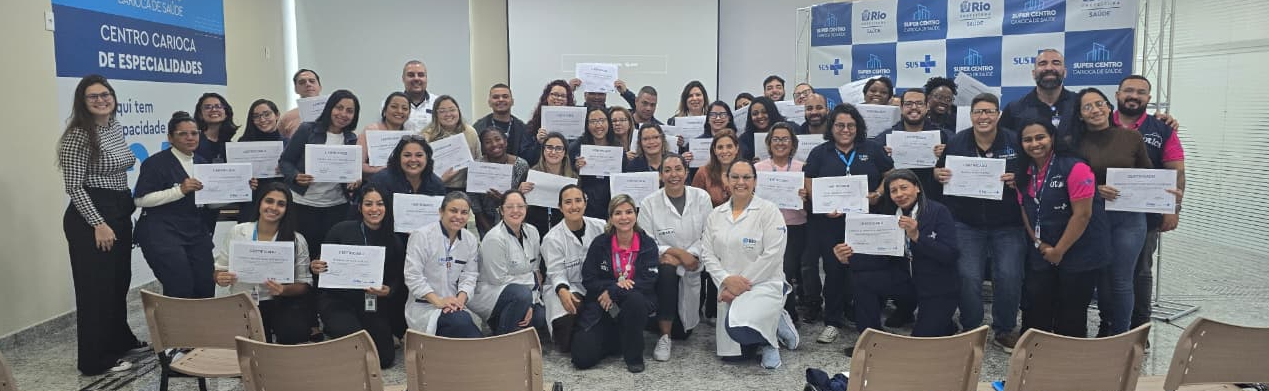 90ª Turma do Curso de Suporte Básico à Vida em Emergências no Super Centro Carioca de Saúde