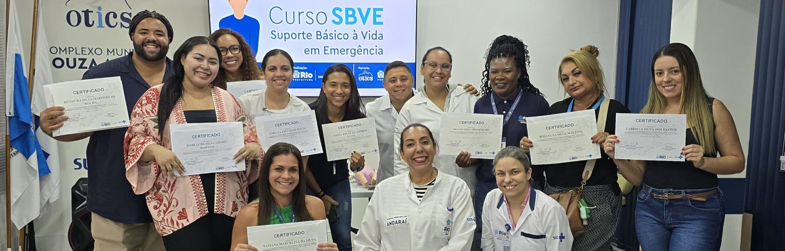 93ª Turma do Curso de Suporte Básico à Vida em Emergências no Souza Aguiar