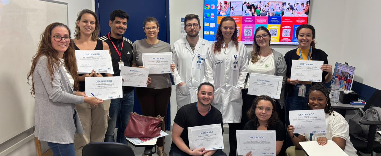 38ª turma do SAVE-RIO aconteceu no INSTITUTO MUNICIPAL PHILIPPE PINEL