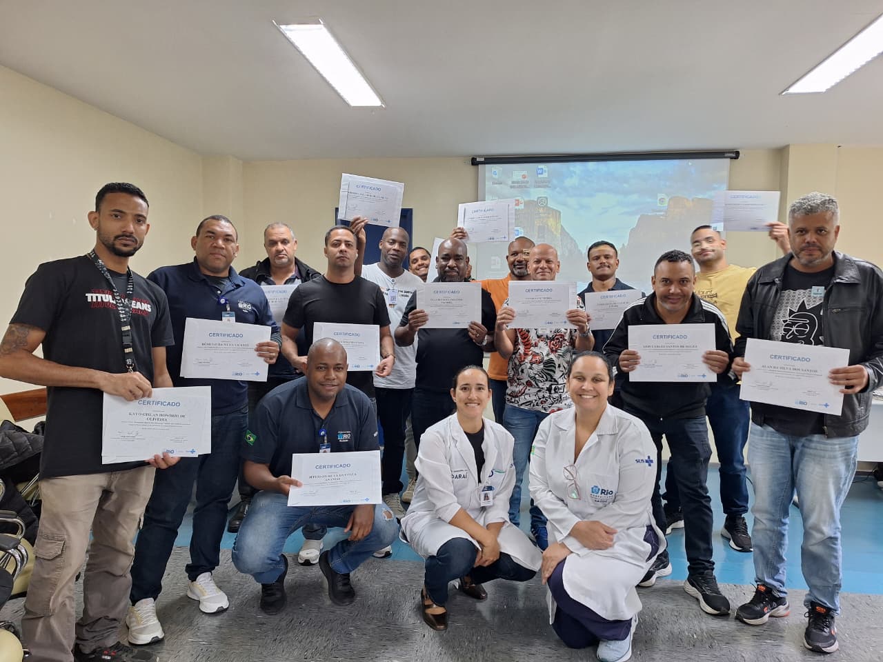 11ª turma do Curso de “Orientações Básicas para Maqueiros” (OBAMA) no IMPP