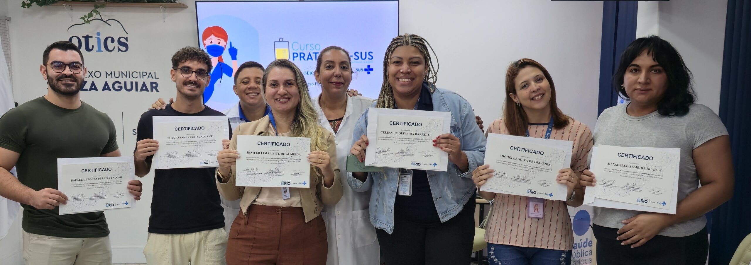 14ª Turma do Curso Prático de Cateterismo Vesical no Adulto (PRATICAVA-SUS) no Hospital Souza Aguiar