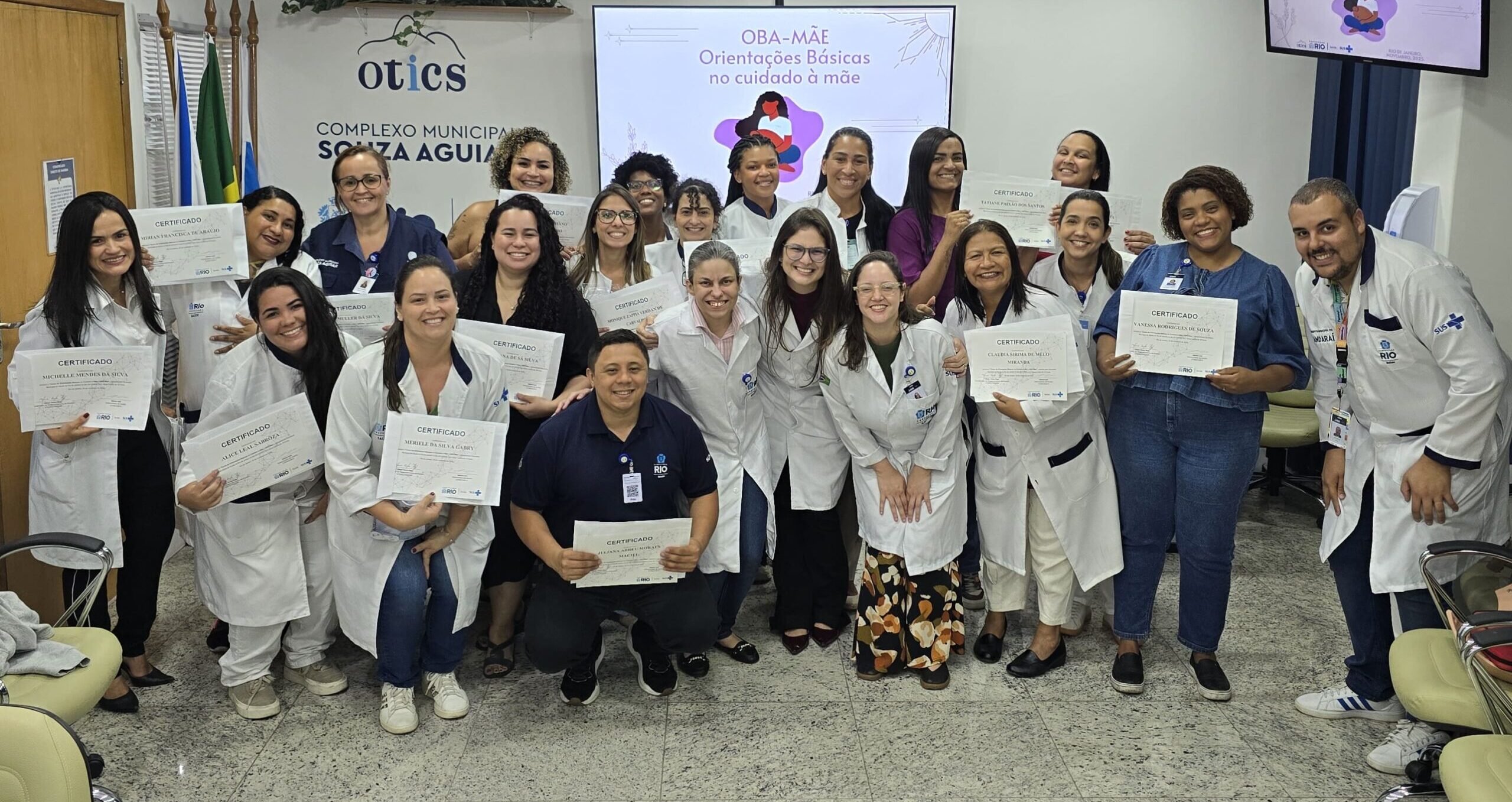 Aula inaugural do curso OBA-Mãe