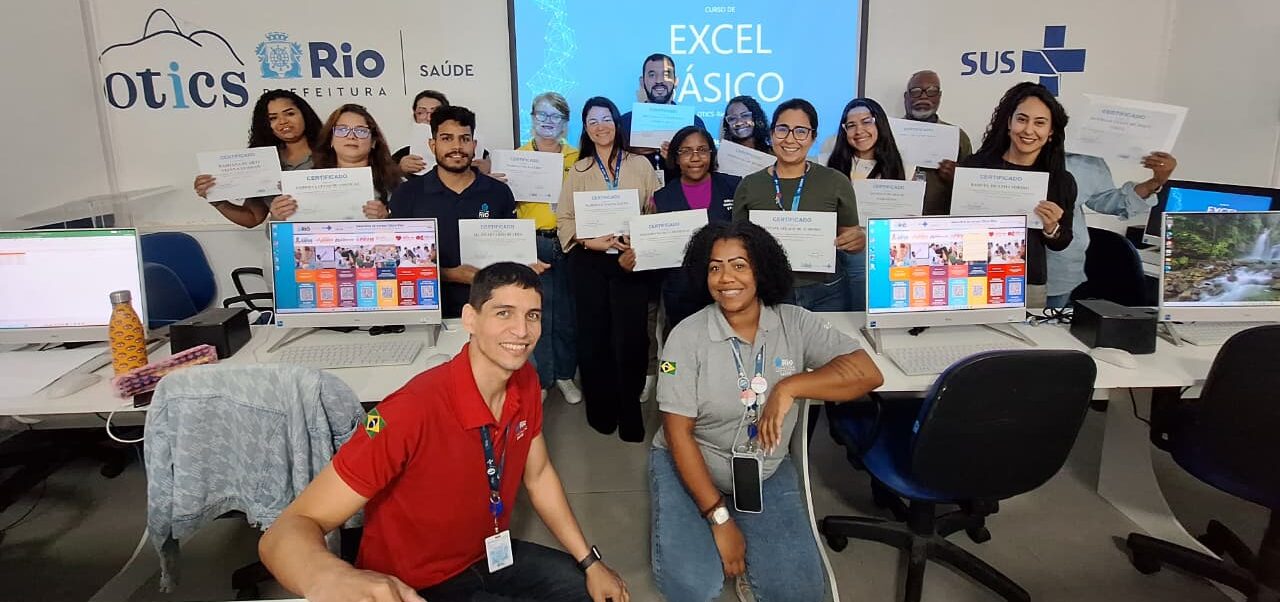 6ª Turma de Excel Básico no Instituto Municipal Philippe Pinel