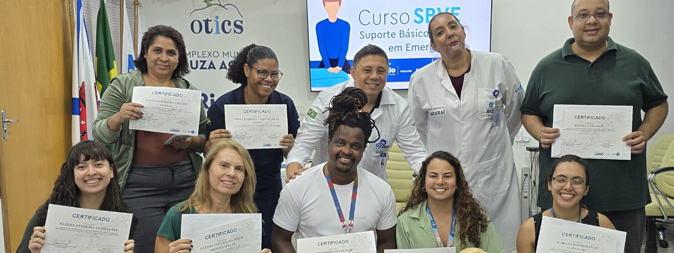 95ª Turma do Curso Suporte Básico À Vida Em Emergência no Hospital Souza Aguiar