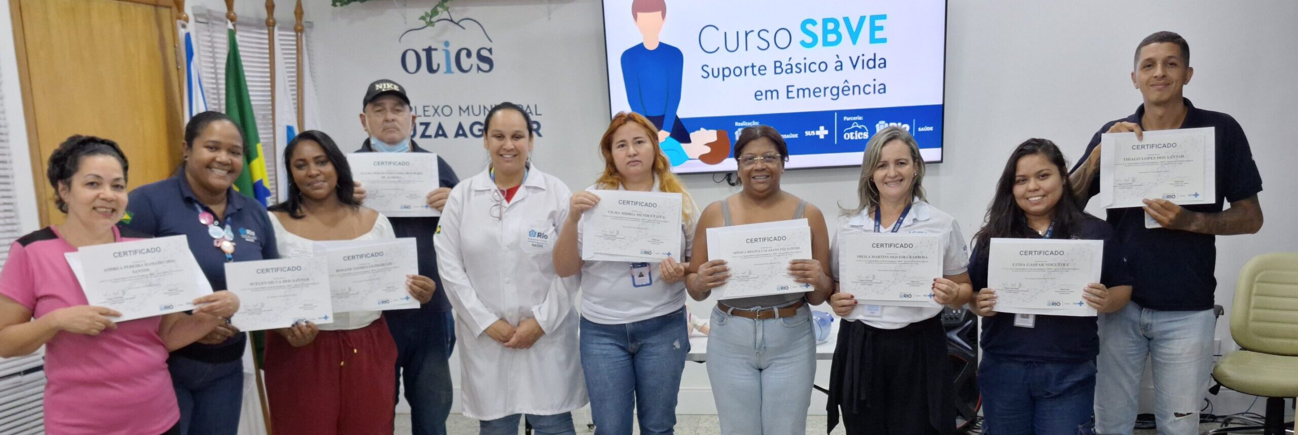 97ª Turma do Curso Suporte Básico À Vida Em Emergência no Souza Aguiar