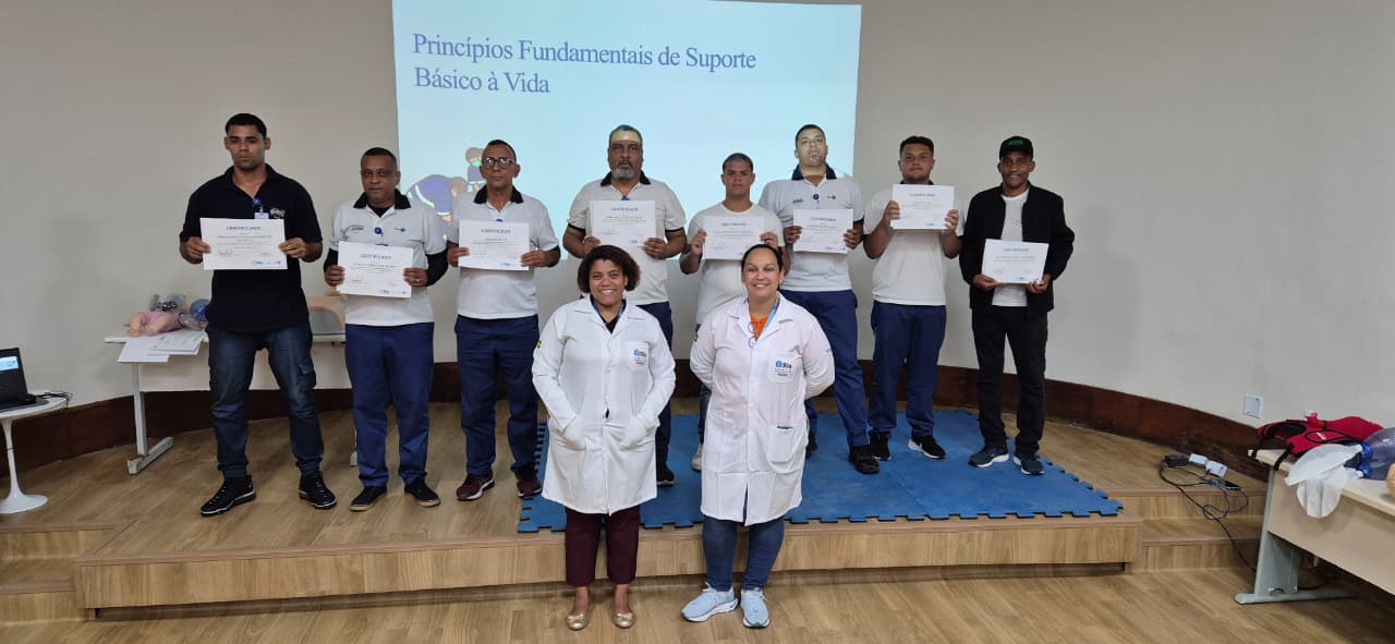 19ª turma do Curso de Orientações Básicas para Agentes de Portaria Acolhedor (OBAPA) no Hospital Municipal Rocha Faria
