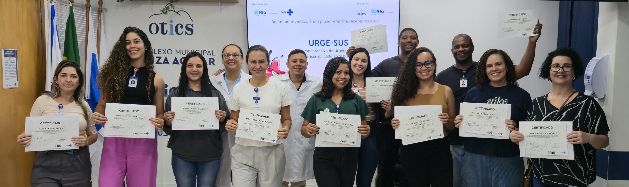 19ª Turma do Curso Intensivo de Urgência e Emergência Aplicado ao SUS Carioca – URGE-SUS no Hospital Souza Aguiar