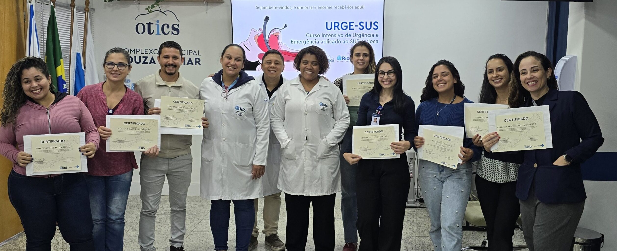 18ª Turma do Curso Intensivo de Urgência e Emergência Aplicado ao SUS Carioca – URGE-SUS no Hospital Souza Aguiar