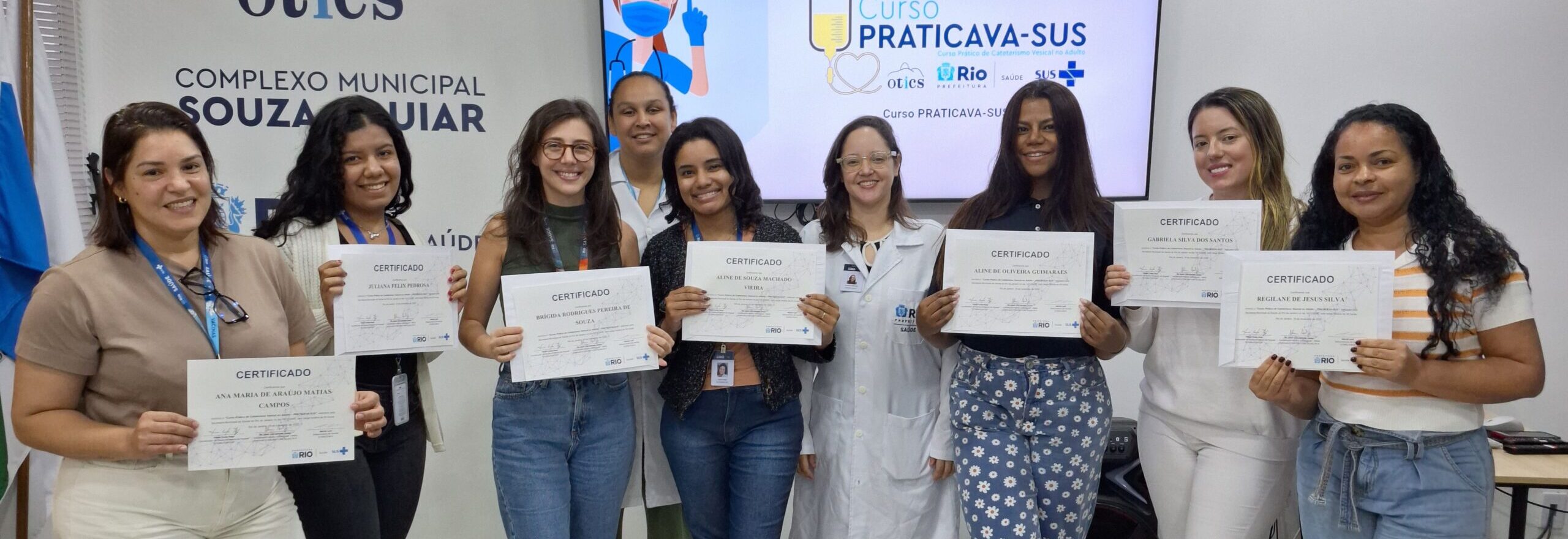 15ª Turma do Curso Prático de Cateterismo Vesical no Adulto (PRATICAVA-SUS) no Hospital Souza Aguiar