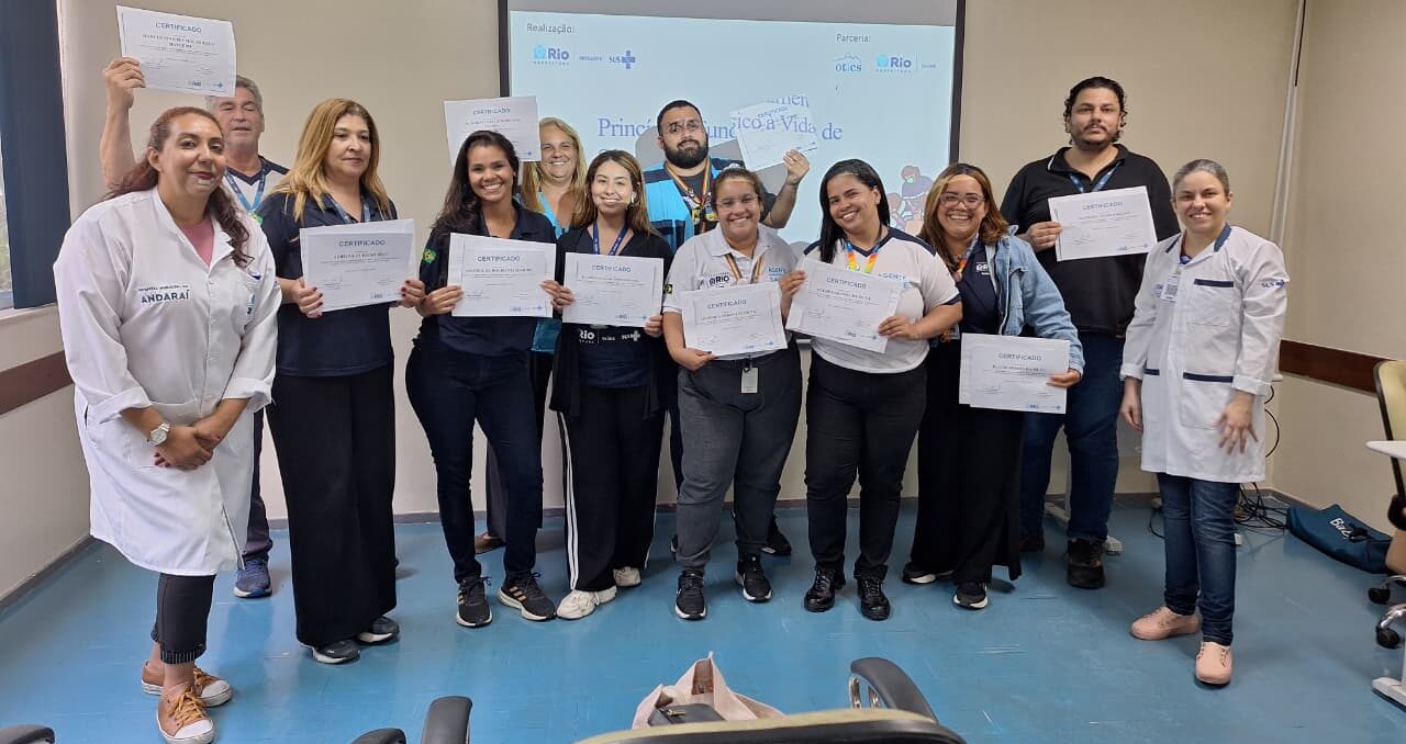 99ª Turma do Curso de Suporte Básico à Vida em Emergências no IMPP