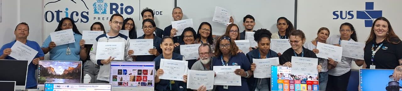 13ª turma de 2025 do Curso Básico de Canva da Secretaria Municipal de Saúde/OTICS-Rio no IMPP