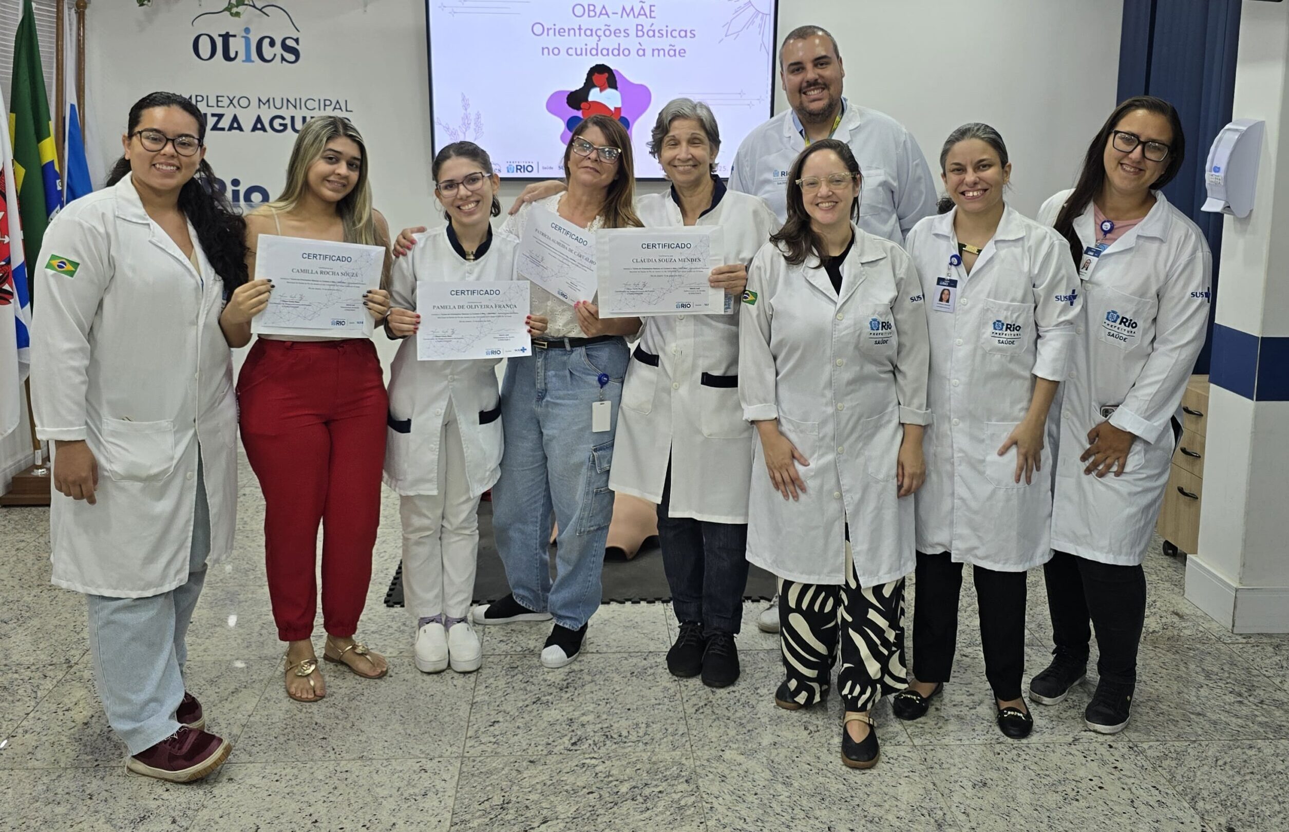 2ª Turma do Curso de Orientações Básicas no Cuidado à Mãe (OBA-Mãe) no Hospital Municipal Souza Aguiar
