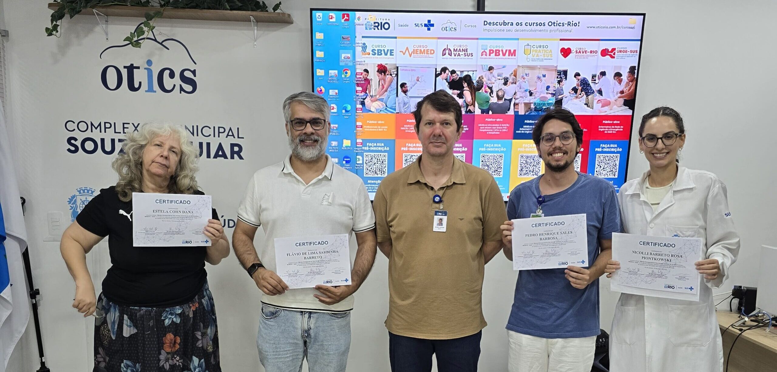 2ª Turma do MANEVA no Hospital Municipal Souza Aguiar