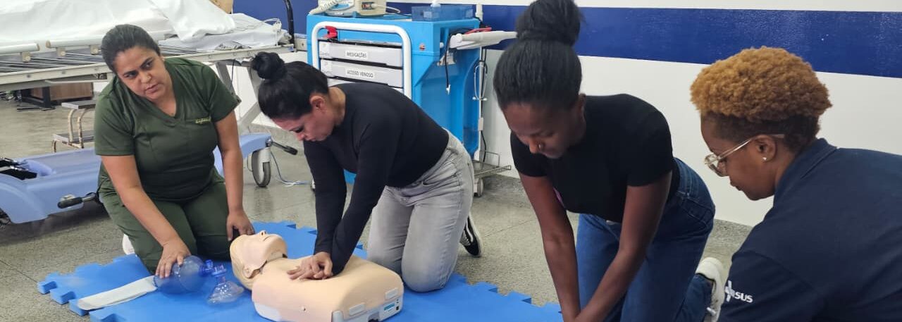 2ª turma do Curso de Suporte Básico à Vida em Emergência (SBVE) na OTICS Lourenço Jorge