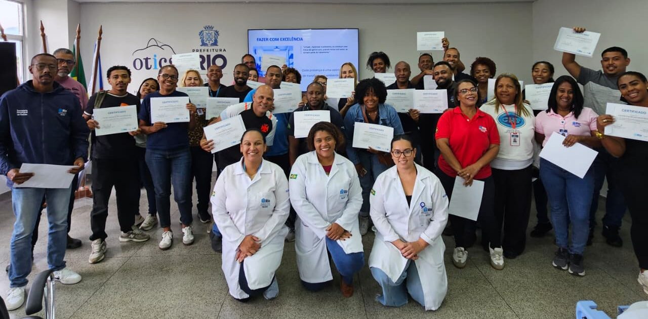 1ª Turma do Curso de Orientações Básicas Gerais em Ambientes de Saúde – OBAG-SUS na OTICS Lourenço Jorge
