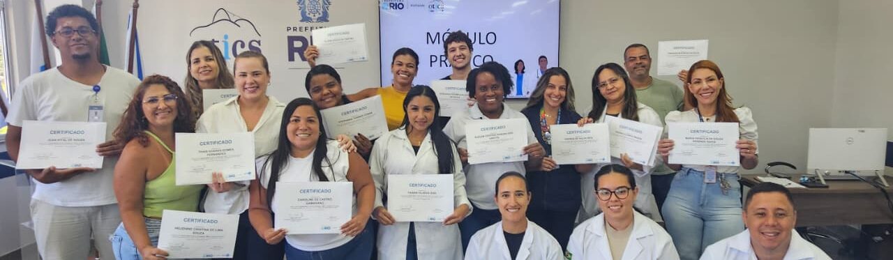 6ª turma do Curso de Suporte Básico à Vida em Emergência (SBVE) na OTICS Lourenço Jorge