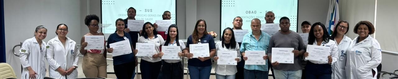 12ª Turma do Curso de Orientações Básicas Gerais em Ambientes de Saúde – OBAG-SUS no IMPP