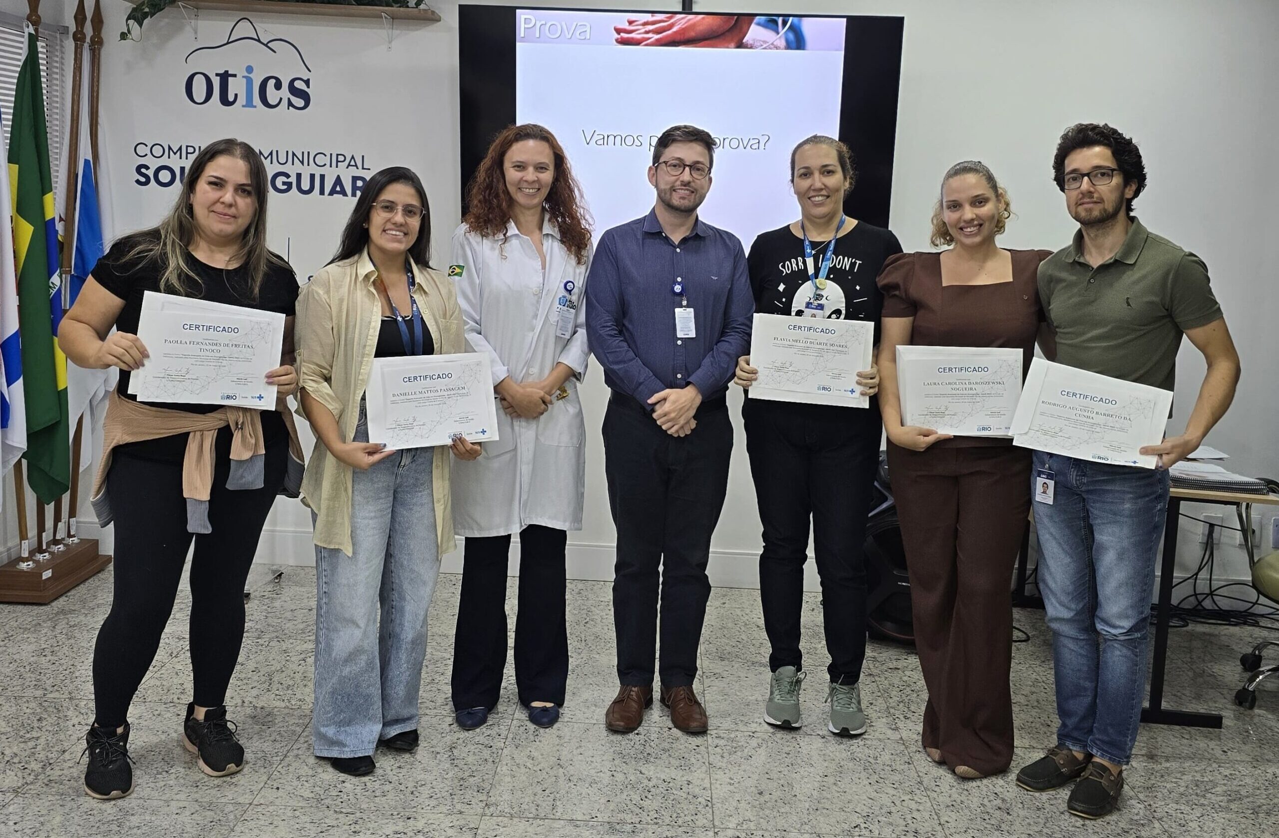 5ª turma do SAVE-RIO Aconteceu no Hospital Municipal Souza Aguiar