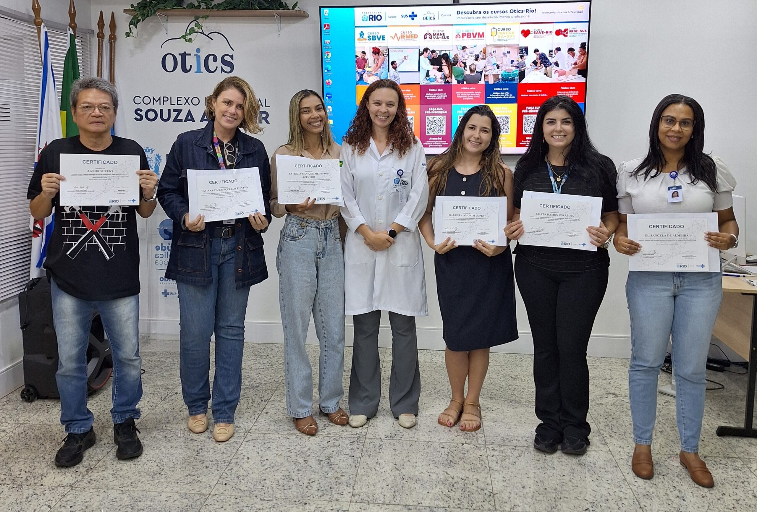 4ª turma do SAVE-RIO Aconteceu no Hospital Municipal Souza Aguiar