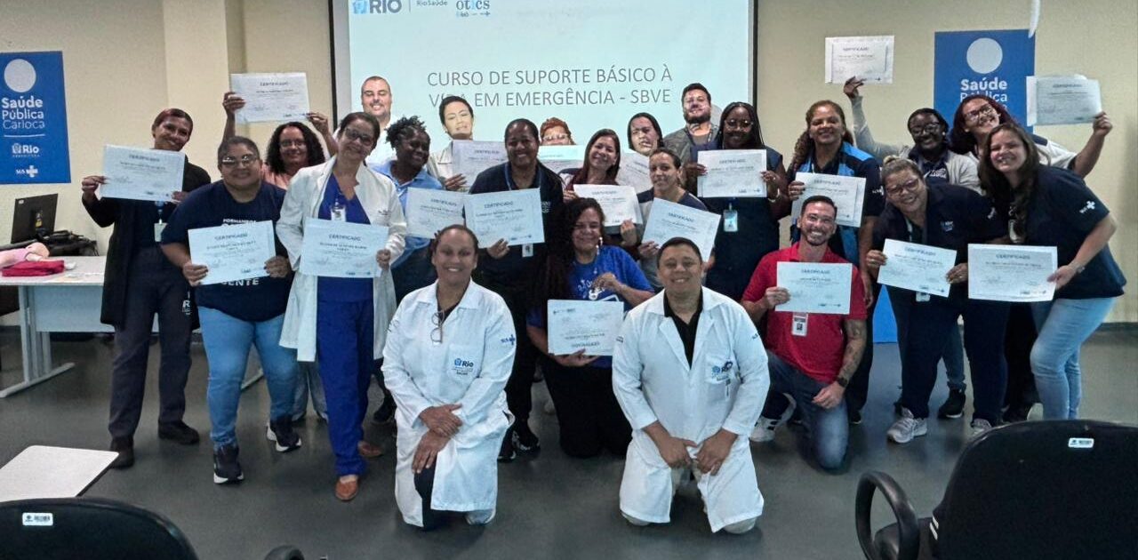 30ª turma do Curso de Suporte Básico à Vida em Emergência (SBVE) na OTICS Evandro Freire.