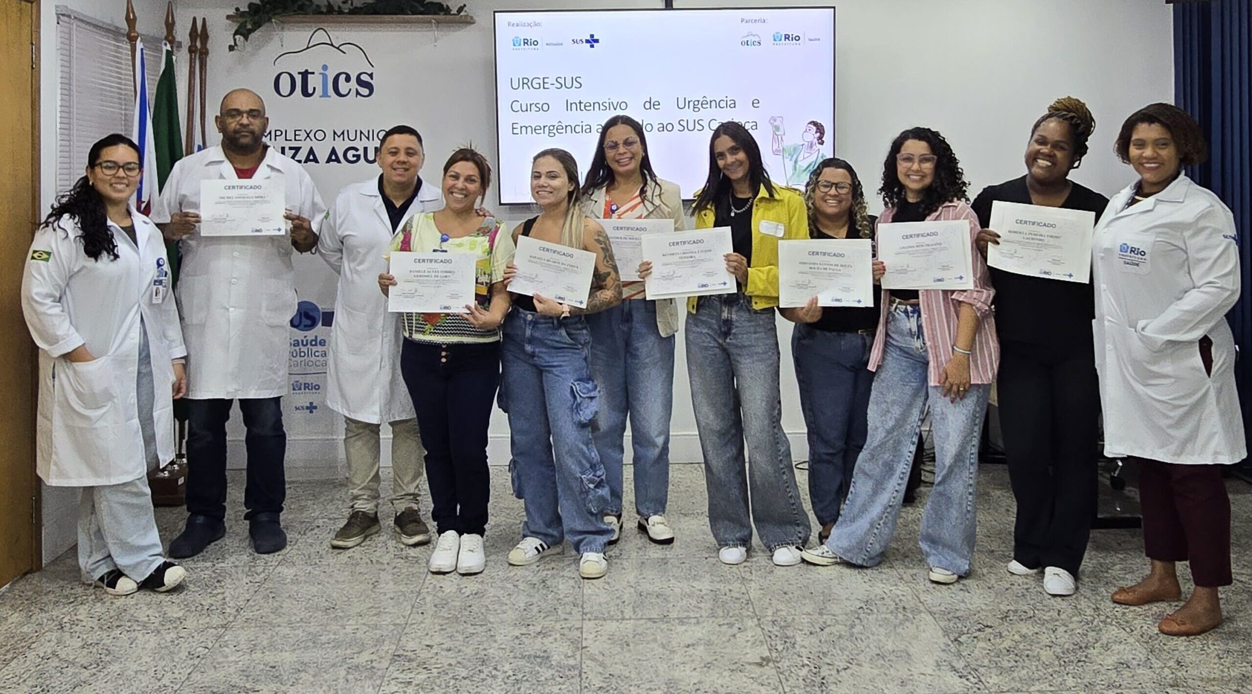 7ª Turma do Curso Intensivo de Urgência e Emergência Aplicado ao SUS Carioca – URGE-SUS no Hospital Souza Aguiar