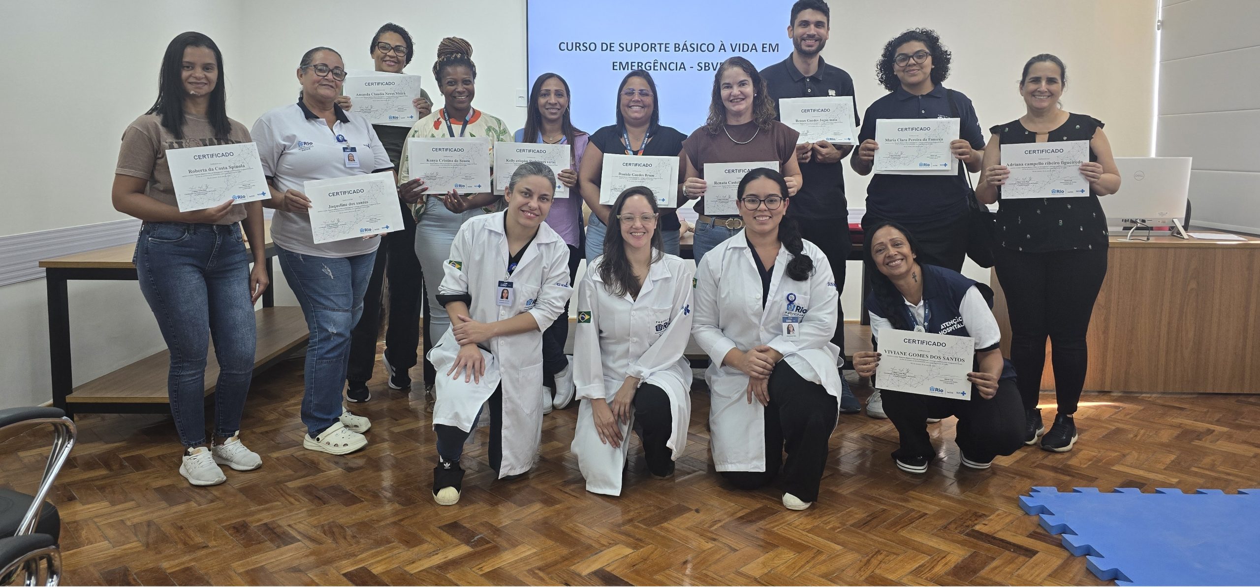 47ª Turma do Curso de Suporte Básico à Vida em Emergências (SBVE) no Hospital do Andaraí