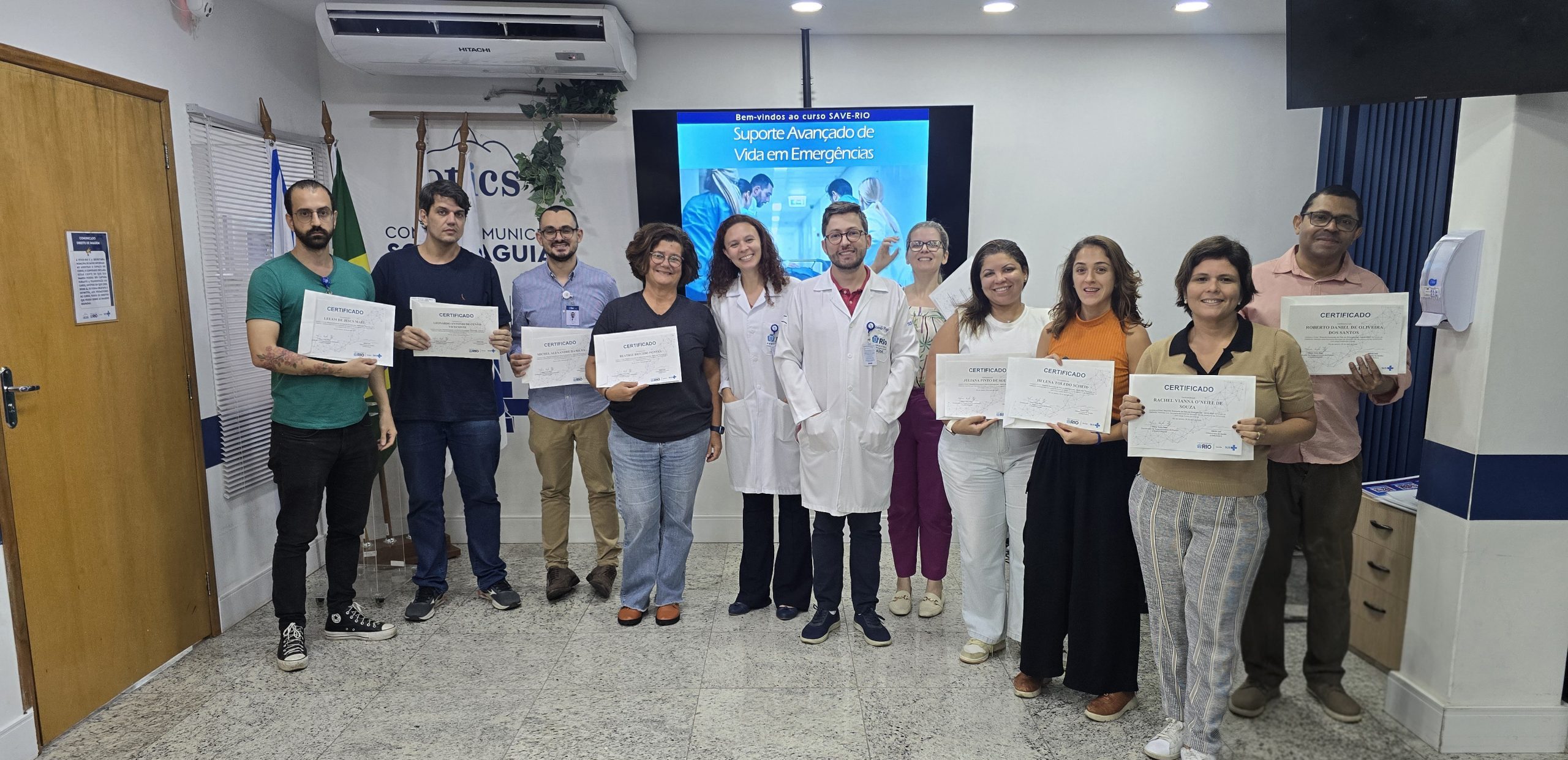 8ª Turma do SAVE-RIO Aconteceu no Hospital Municipal Souza Aguiar