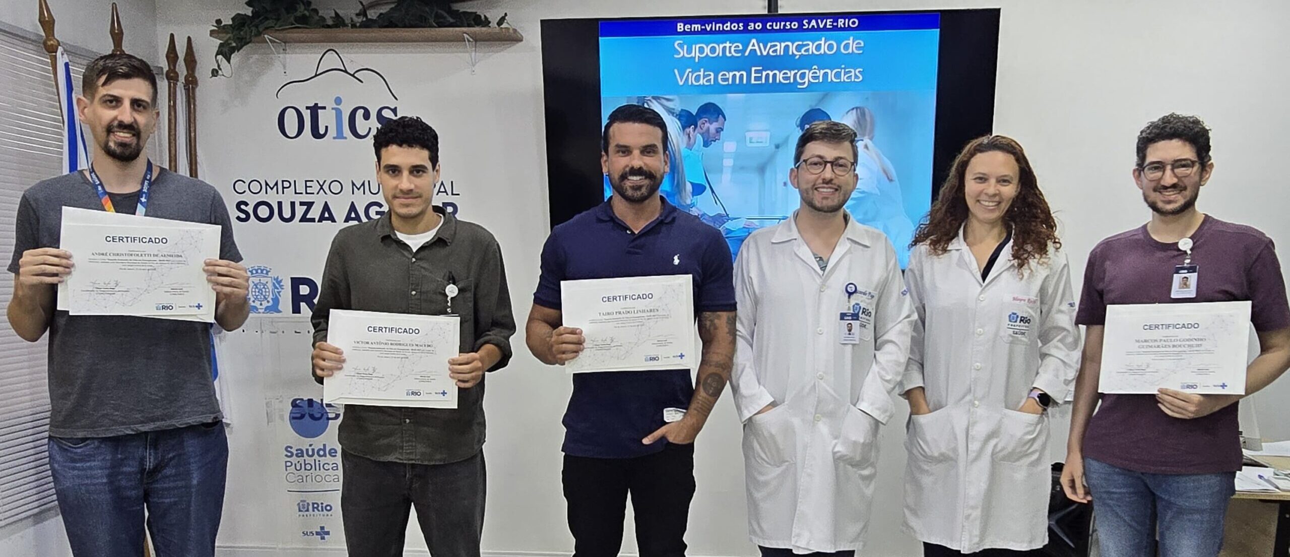 6ª turma do SAVE-RIO Aconteceu no Hospital Municipal Souza Aguiar