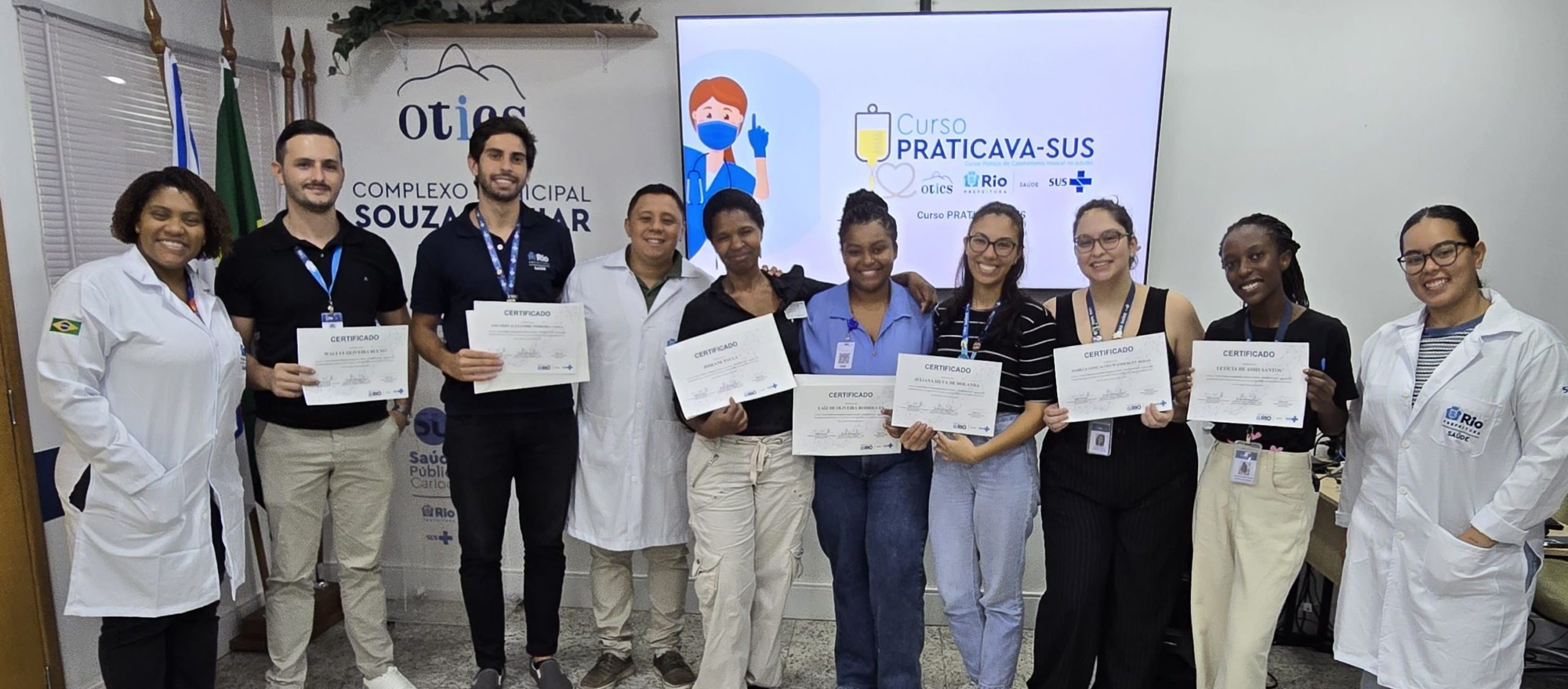 5ª Turma do Curso Prático de Cateterismo Vesical no Adulto (PRATICAVA-SUS) no Hospital Municipal Souza Aguiar