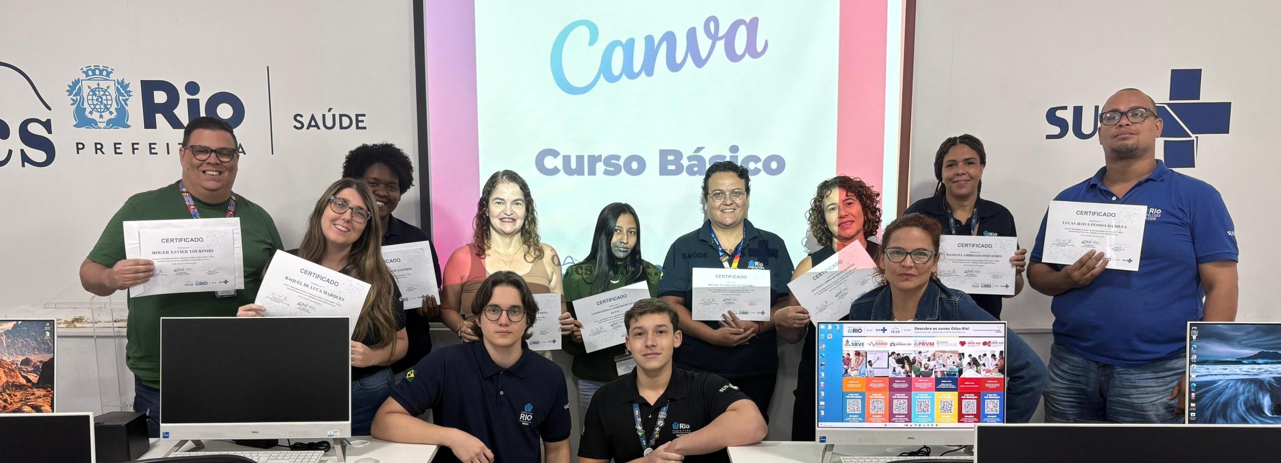 5ª turma de 2026 do Curso Básico de Canva da Secretaria Municipal de Saúde/OTICS-Rio no IMPP