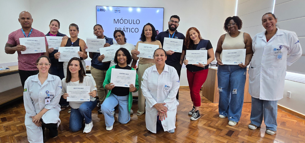 37ª Turma do Curso de Suporte Básico à Vida em Emergências (SBVE) no Hospital do Andaraí