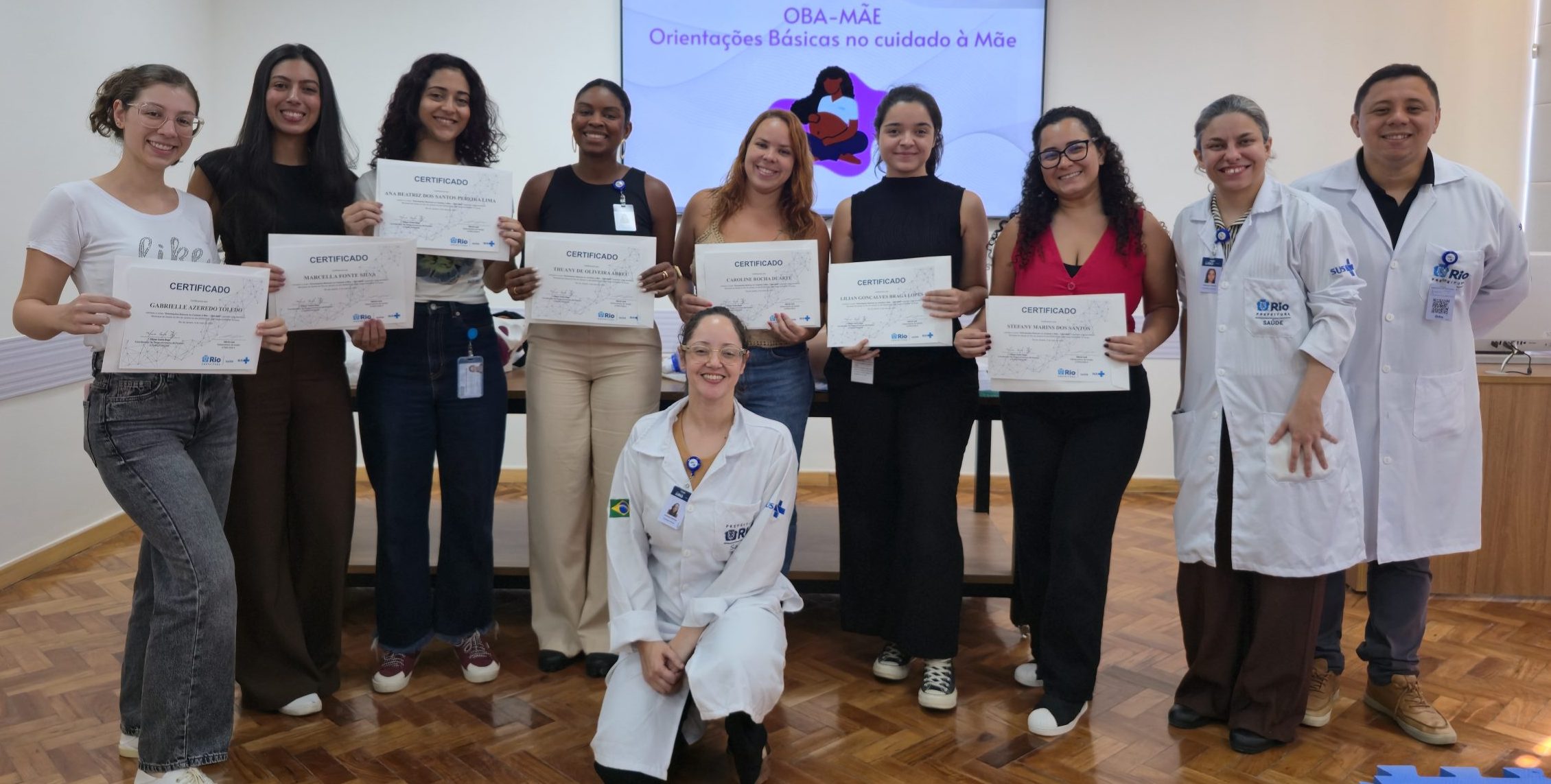 10ª Turma do Curso de Orientações Básicas no Cuidado à Mãe (OBA-Mãe) na OTICS Andaraí