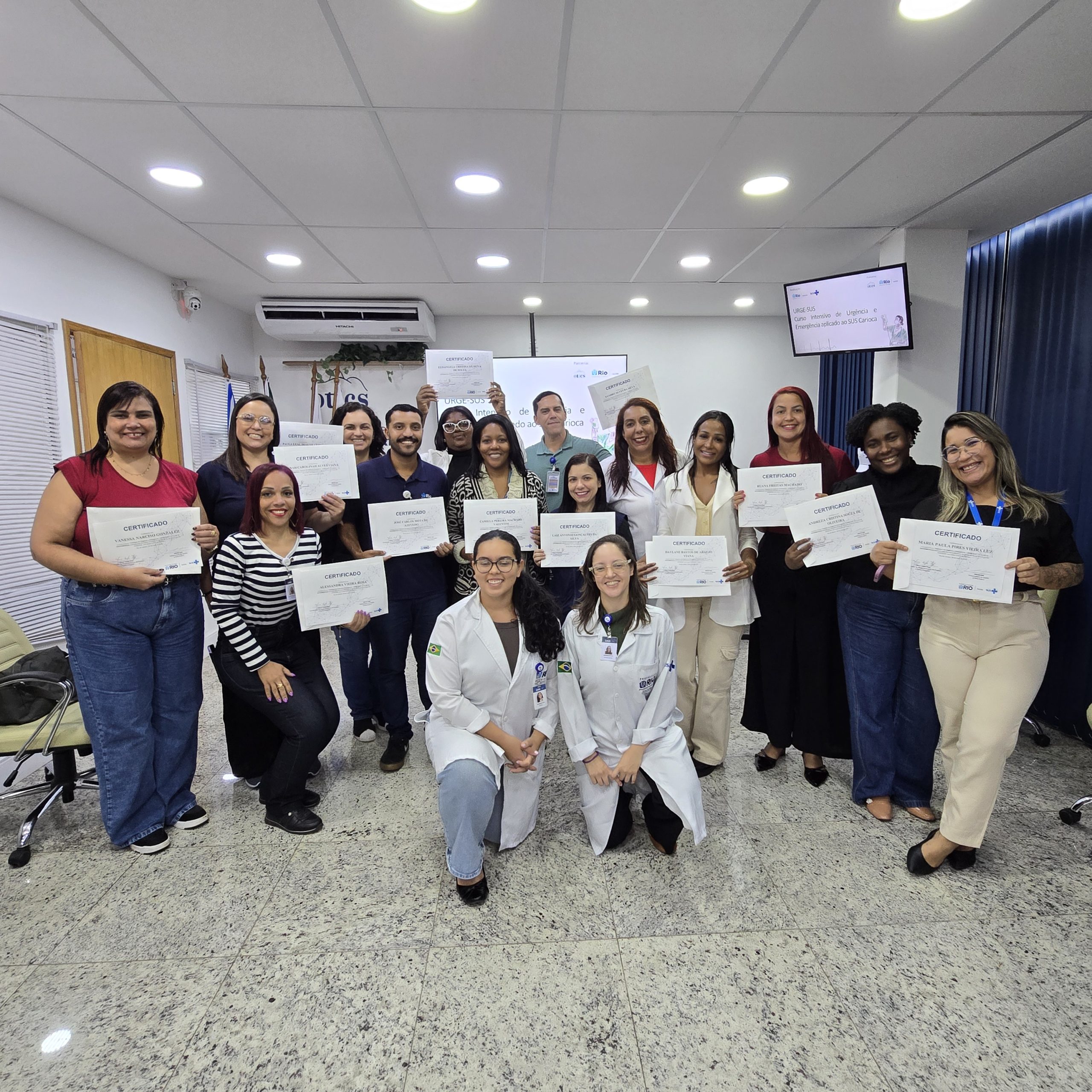 10ª Turma do Curso Intensivo de Urgência e Emergência Aplicado ao SUS Carioca – URGE-SUS no Hospital Souza Aguiar