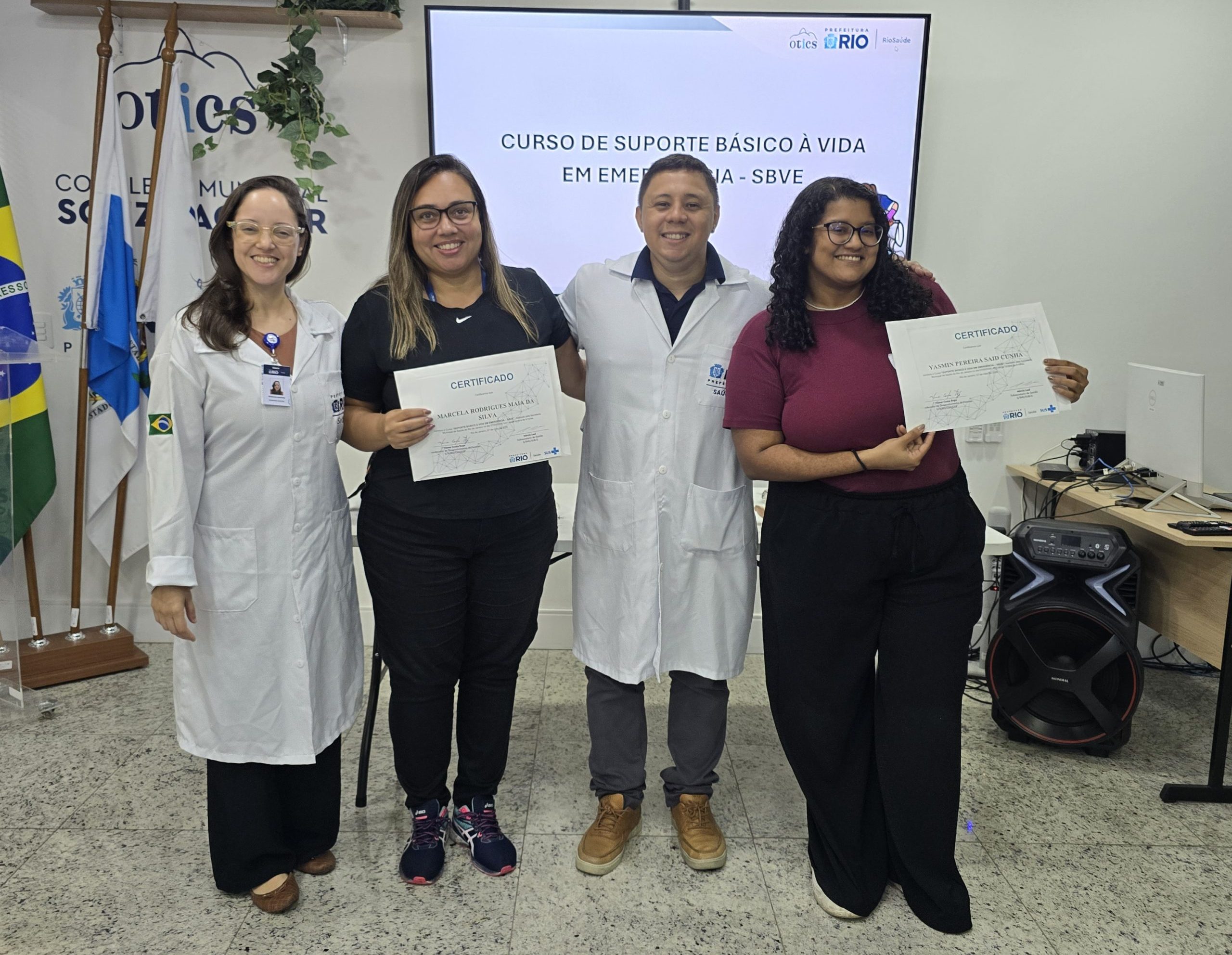 50ª Turma do Curso de Suporte Básico à Vida em Emergência (SBVE) na OTICS Souza Aguiar