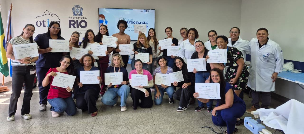 7ª Turma do Curso Prático de Cateterismo Vesical no Adulto (PRATICAVA-SUS) na OTICS Lourenço Jorge