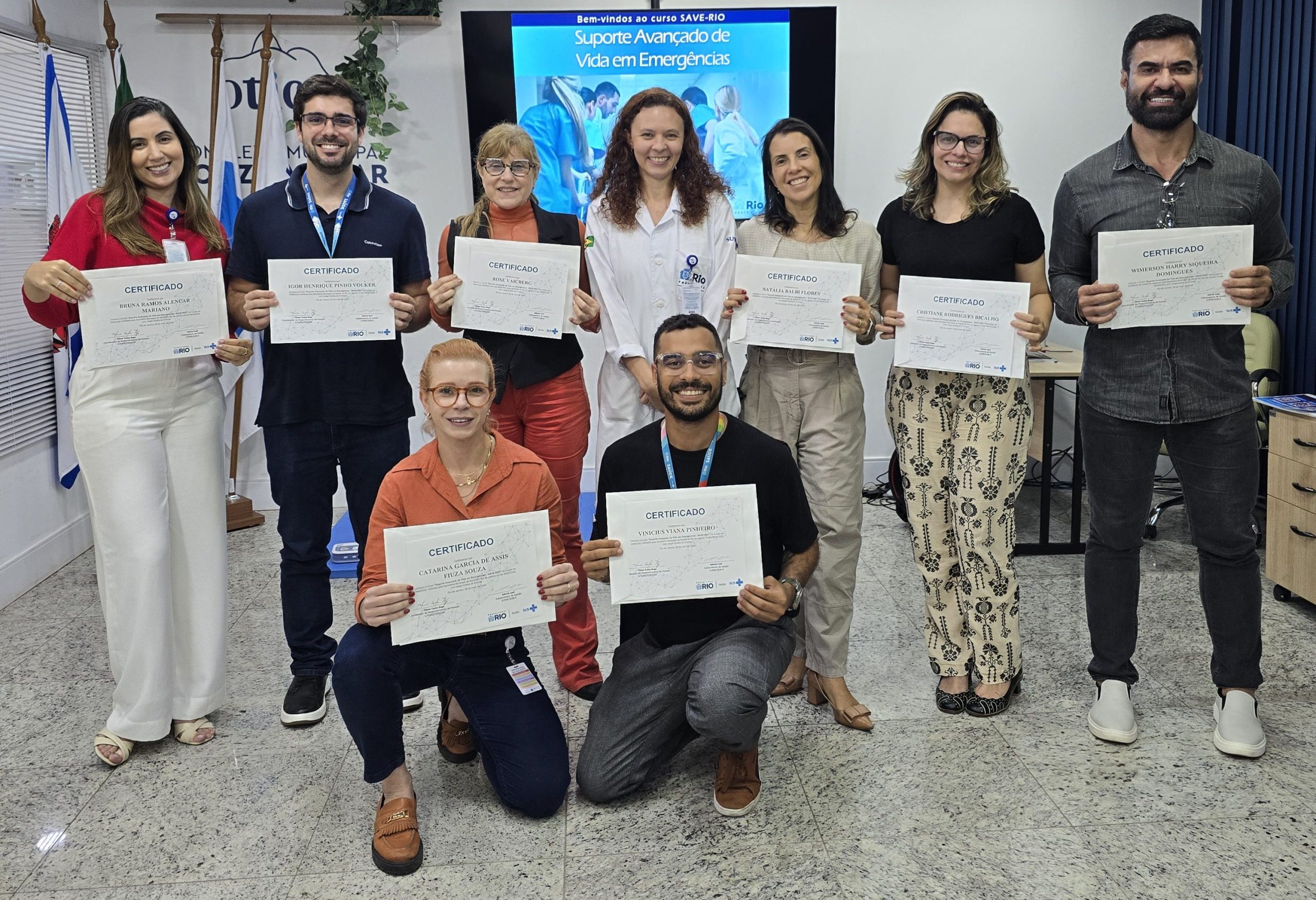 9ª Turma do SAVE-RIO Aconteceu no Hospital Municipal Souza Aguiar
