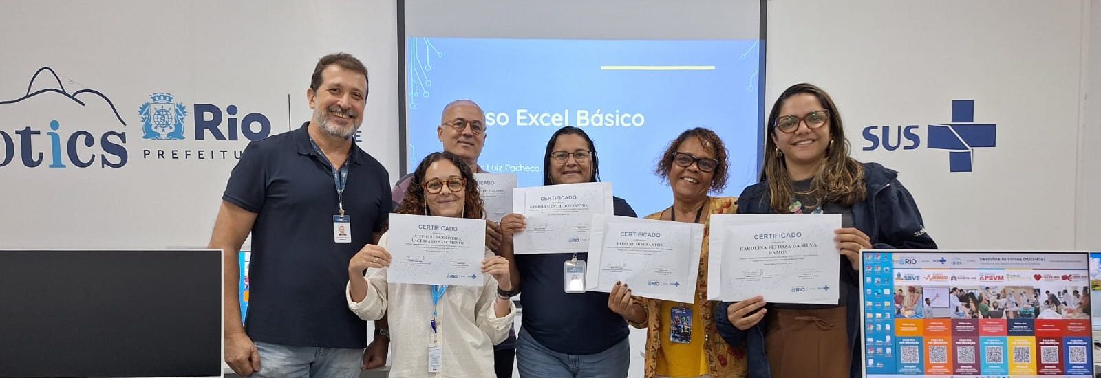 4ª Turma de Excel Básico no Instituto Municipal Philippe Pinel