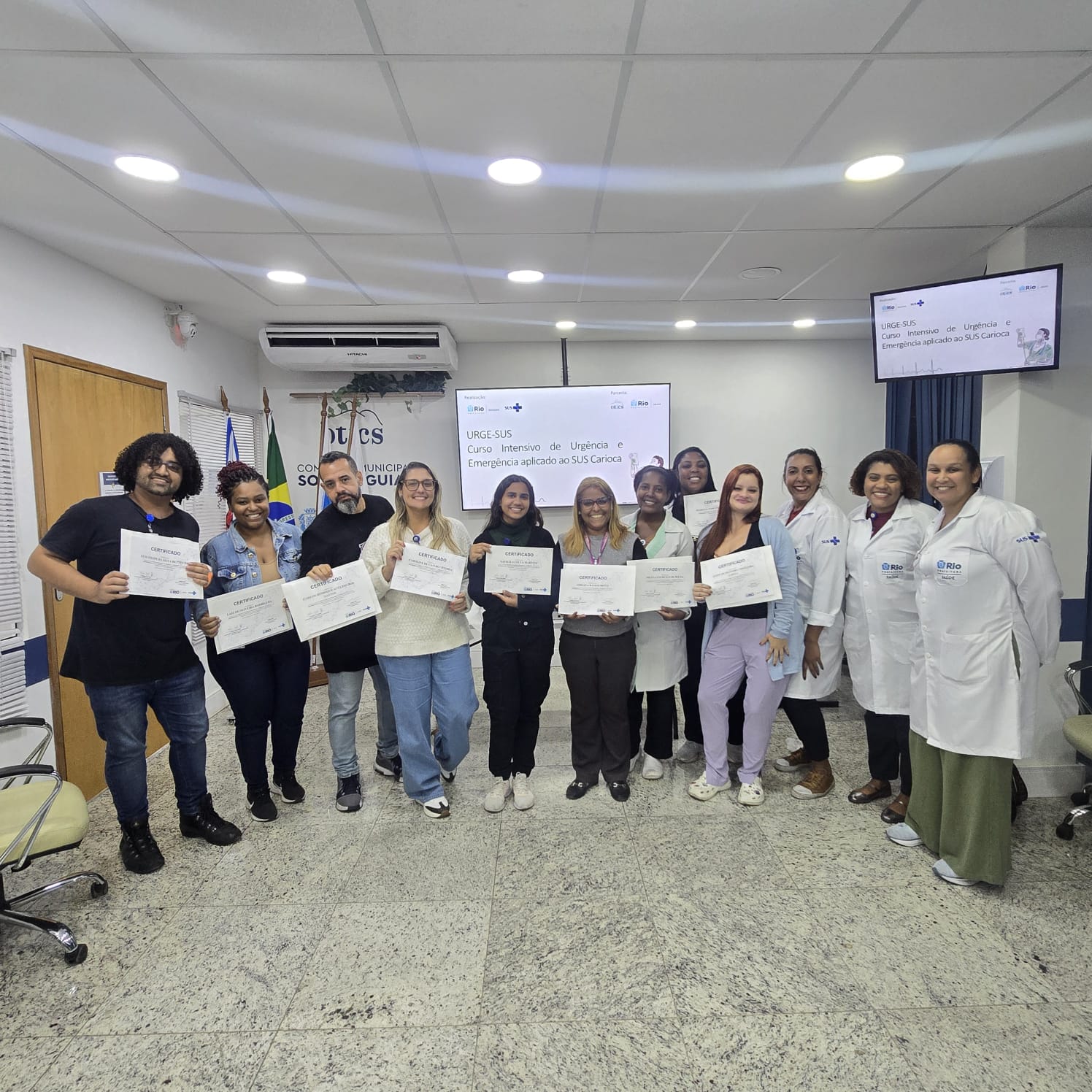 9ª Turma do Curso Intensivo de Urgência e Emergência Aplicado ao SUS Carioca – URGE-SUS no Hospital Souza Aguiar