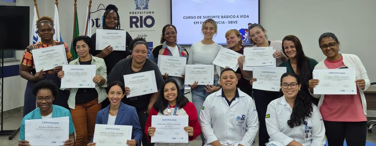 52ª Turma do Curso de Suporte Básico à Vida em Emergência (SBVE) na OTICS Lourenço Jorge