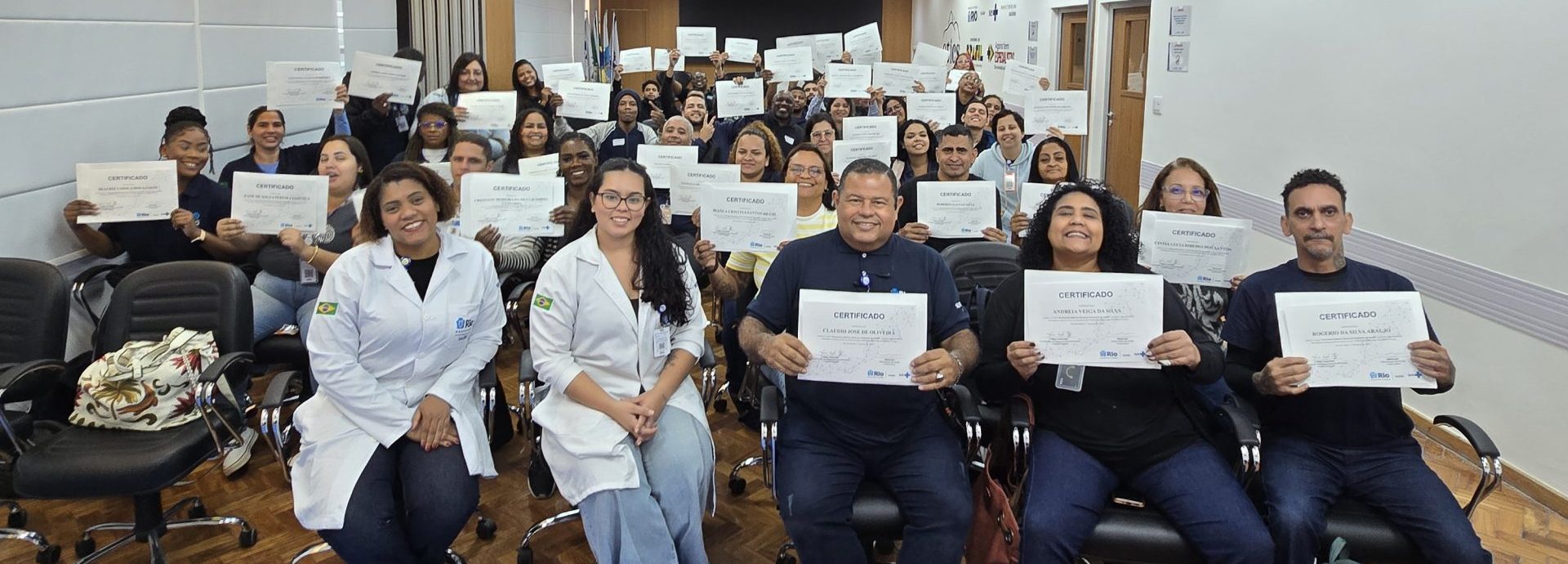 18ª Turma do Curso de Orientações Básicas Gerais em Ambientes de Saúde – OBAG-SUS no Hospital do Andaraí