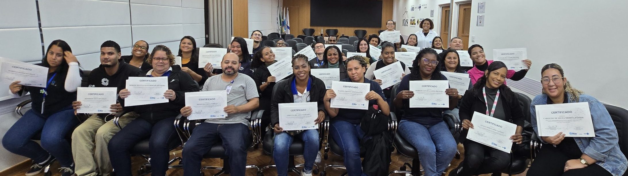 19ª Turma do Curso de Orientações Básicas Gerais em Ambientes de Saúde – OBAG-SUS no Hospital do Andaraí