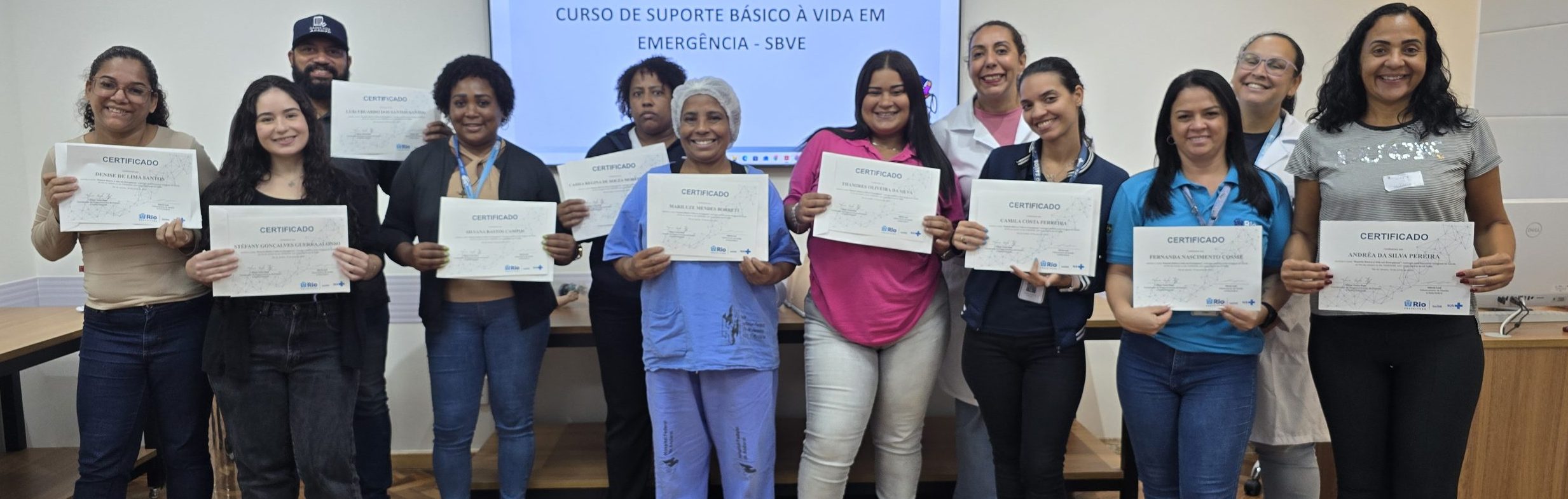 66ª Turma do Curso de Suporte Básico à Vida em Emergência (SBVE) na OTICS Andaraí