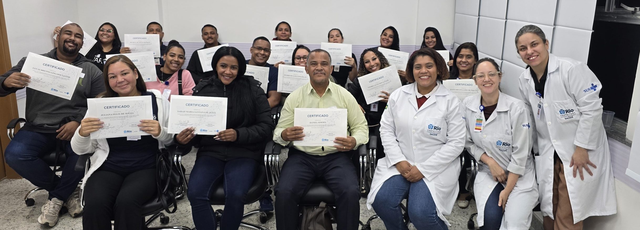 20ª Turma do Curso de Orientações Básicas Gerais em Ambientes de Saúde – OBAG-SUS no Hospital do Andaraí