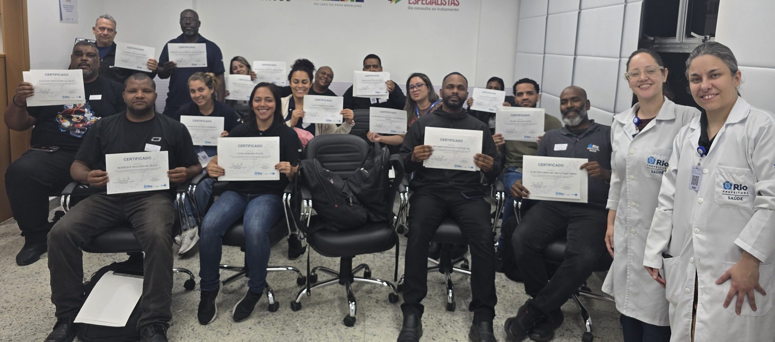 21ª Turma do Curso de Orientações Básicas Gerais em Ambientes de Saúde – OBAG-SUS no Hospital do Andaraí